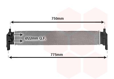 VAN WEZEL Engine radiator Article number: 58012703 cheaply