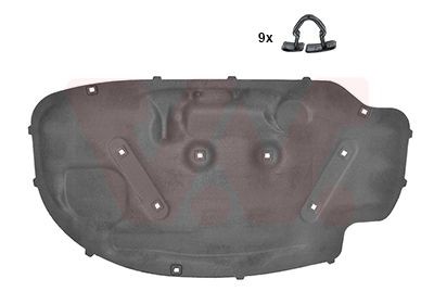 VAN WEZEL 5894460 Silencing Material, engine bay GOLF 1.4 TSI 160 PS Petrol 2009