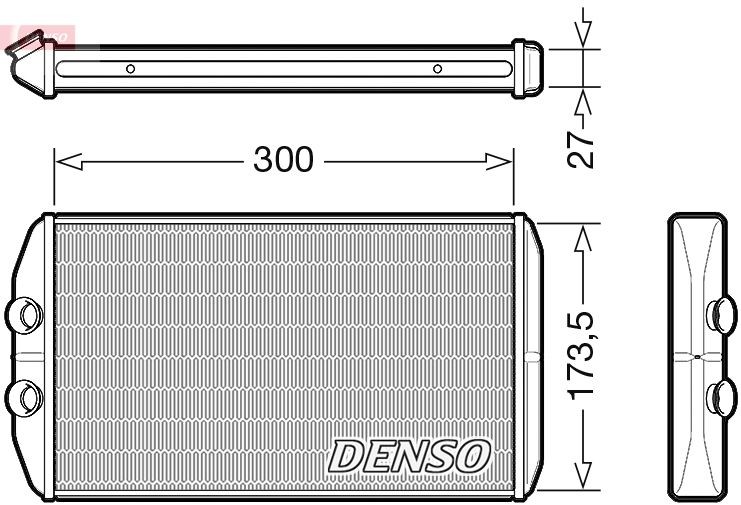DENSO Heater matrix Article number: DRR12008 cheaply