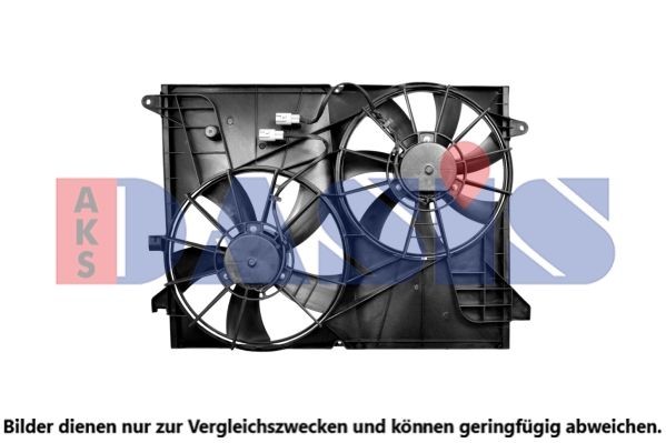 AKS DASIS Fan, radiator Article number: 158134N cheaply