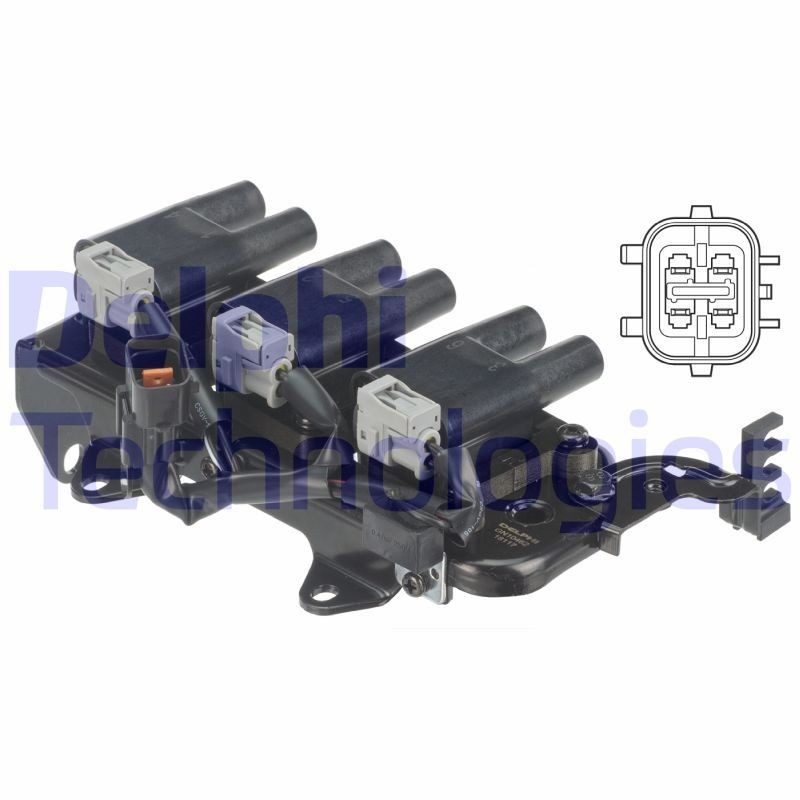 DELPHI Ignition coil Article number: GN10462-12B1 cheaply