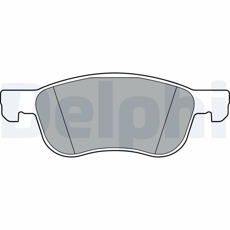 DELPHI Brake pad set Article number: LP3365 cheaply