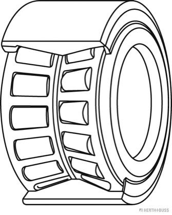 HERTH+BUSS JAKOPARTS Wheel bearing kit Article number: J4703006 cheaply