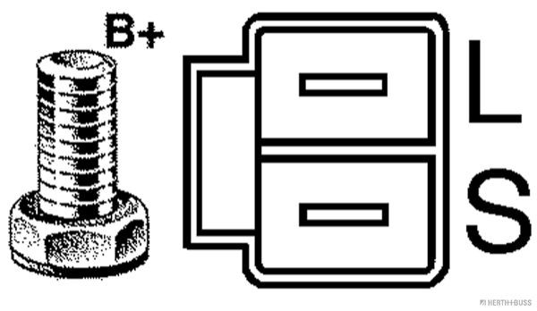 HERTH+BUSS JAKOPARTS Alternator Article number: J5115039 cheaply