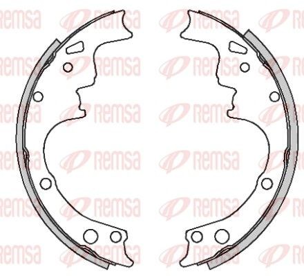REMSA Brake Shoe Set Article number: 4638.00 cheaply