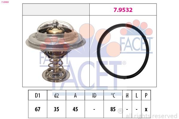 FACET Thermostat Article number: 7.8989 cheaply