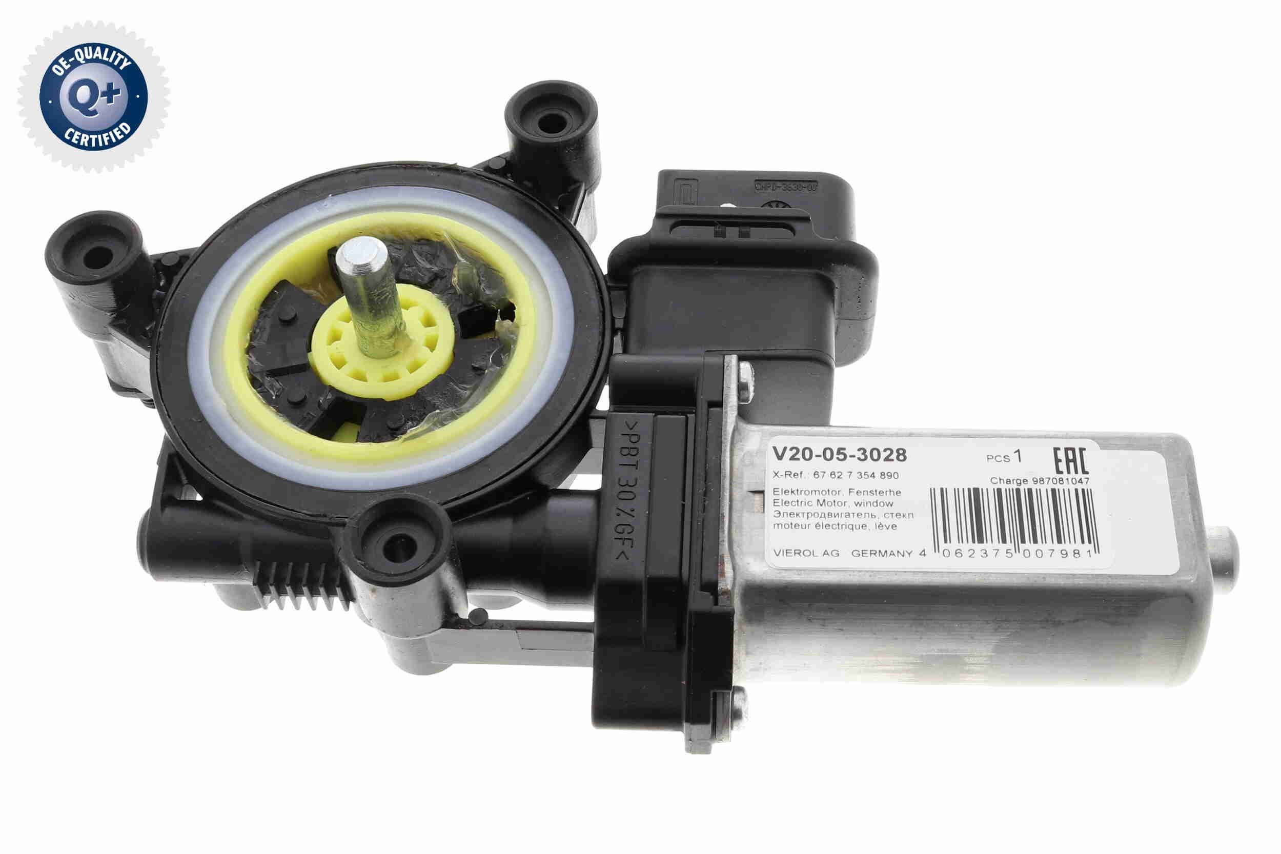 VEMO V20-05-3028 Електромотор, стъклоподемник CLUBMAN 1.5 One 102 K.C. бензин