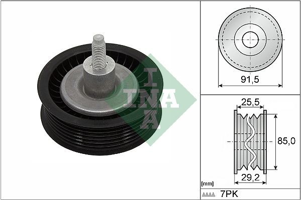 INA Deflection / Guide Pulley, v-ribbed belt Article number: 532 0909 10 cheaply