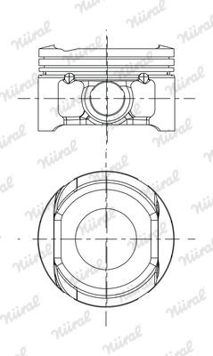 NÜRAL Piston Article number: 87-437707-00 cheaply