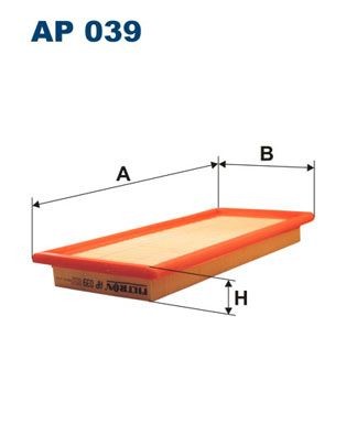 FILTRON Air filter Article number: AP 039 cheaply