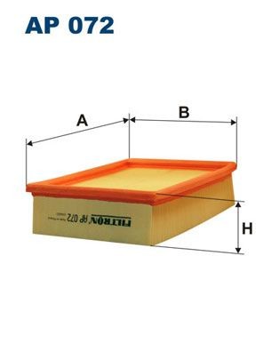 FILTRON Air filter Article number: AP 072 cheaply