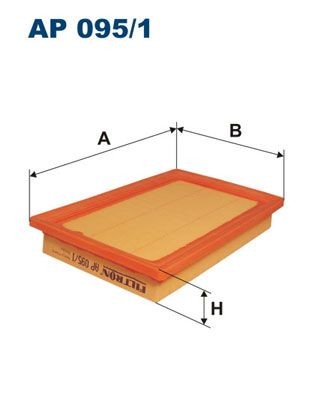 FILTRON Air filter Article number: AP 095/1 cheaply