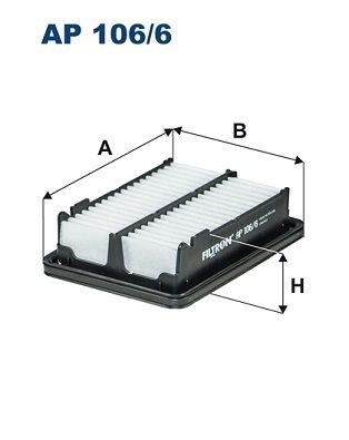 FILTRON Air filter Article number: AP 106/6 cheaply