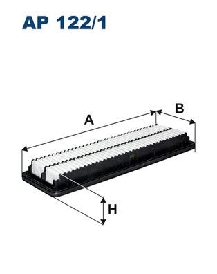 FILTRON Air filter Article number: AP 122/1 cheaply