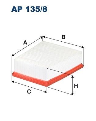 FILTRON Air filter Article number: AP 135/8 cheaply
