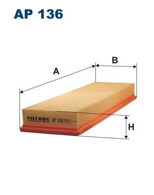 FILTRON Air filter Article number: AP 136 cheaply