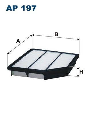FILTRON Air filter Article number: AP 197 cheaply