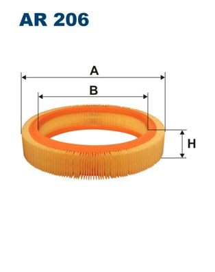 FILTRON Air filter Article number: AR 206 cheaply