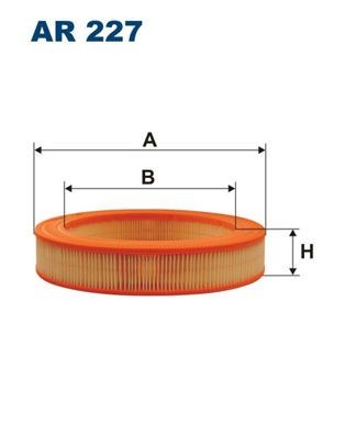 FILTRON Luftfilter Varenummer: AR 227 billige