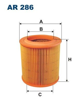 FILTRON Air filter Article number: AR 286 cheaply