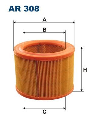 FILTRON Luftfilter Varenummer: AR 308 billige