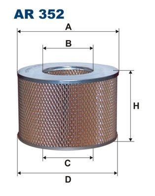 FILTRON Air filter Article number: AR 352 cheaply