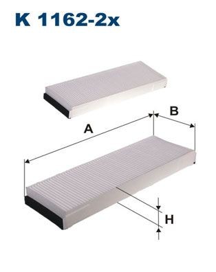 FILTRON Pollen filter Article number: K 1162-2x cheaply