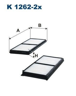 FILTRON Pollenfilter Varenummer: K 1262-2x billige