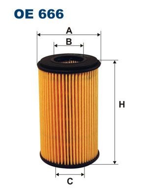 FILTRON Oil filter Article number: OE 666 cheaply