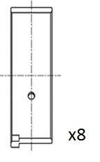 FAI AutoParts Big End Bearings Article number: BB2008-STD cheaply