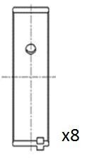 FAI AutoParts Big End Bearings Article number: BB2011-050 cheaply