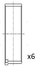 FAI AutoParts Big End Bearings Article number: BB2020-STD cheaply
