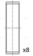 FAI AutoParts Big End Bearings Article number: BB2021-030 cheaply