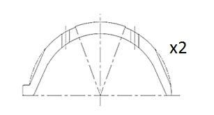 FAI AutoParts Distanceskive, krumtapaksel Varenummer: BT3009-STD billige