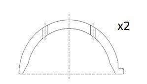 FAI AutoParts Thrust Washer, crankshaft Article number: BT3014-STD cheaply