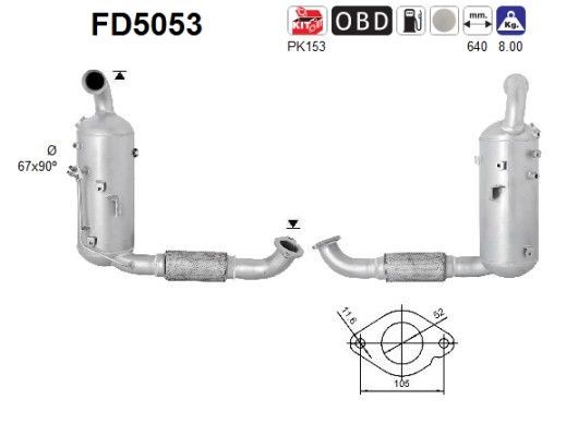 AS Tahmafilter Artikli number: FD5053 soodsalt