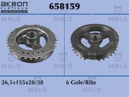 MALÒ Remskive, krumtapaksel Varenummer: 658159 billige