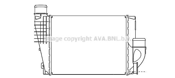 PRASCO Intercooler Article number: CN4317 cheaply