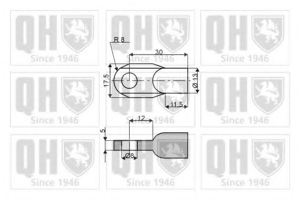 QUINTON HAZELL Gas Spring Article number: 128210 cheaply
