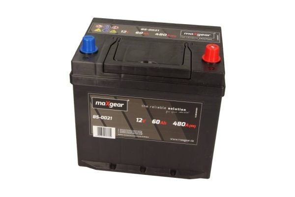 MAXGEAR Battery Article number: 85-0021 cheaply