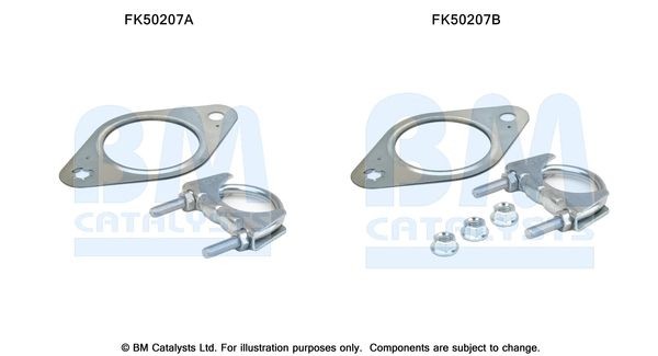 BM CATALYSTS Mounting Kit, exhaust pipe Article number: FK50207 cheaply