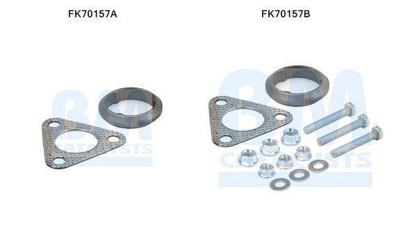 BM CATALYSTS Mounting Kit, exhaust pipe Article number: FK70157 cheaply