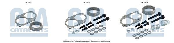 BM CATALYSTS Mounting Kit, exhaust pipe Article number: FK70221 cheaply