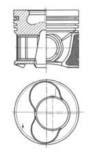 KOLBENSCHMIDT Piston Article number: 41159600 cheaply