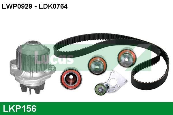 LUCAS Water pump and timing belt kit Article number: LKP156 cheaply
