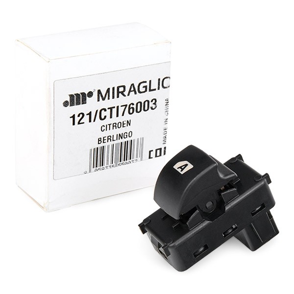 MIRAGLIO Interruptor de elevalunas Número de artículo: 121/CTI76003 a buen precio
