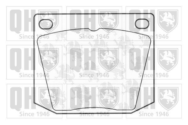 QUINTON HAZELL Brake pad set Article number: BP103 cheaply