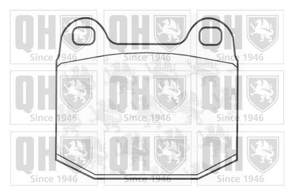 QUINTON HAZELL Brake pad set Article number: BP129 cheaply