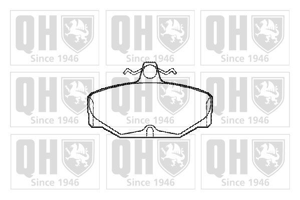QUINTON HAZELL Brake pad set Article number: BP364 cheaply