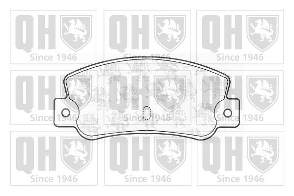 QUINTON HAZELL Brake pad set Article number: BP402 cheaply
